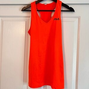 Fila Vibrant Orange Athletic Tank